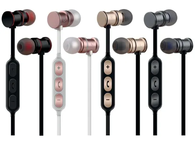 Metallic Magnetic Stereo Earphones by AV:Link... SALE PRICE!!